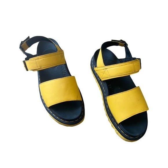Dr. Martens Shoes - Yellow and black Dr. Martens sandals